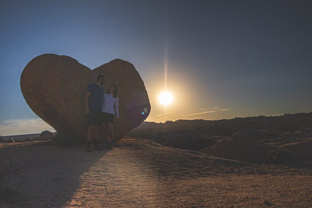 Joshua Tree Heart Rock